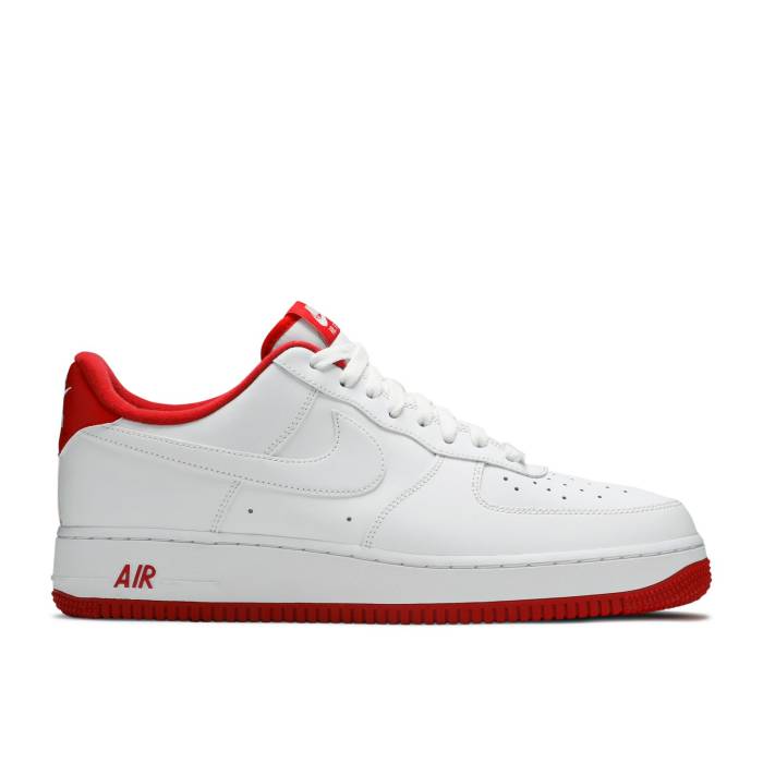 ナイキ Nike 【 Air Force 1 Low University Red Men White/University Red 】 メンズ 白色 ホワイト Red 赤・レッド