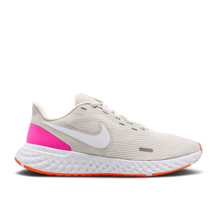 ナイキ Nike 【 Wmns Revolution 5 \u0027Platinum Tint\u0027 Women Platinum Tint/White/Pink Blast 】 大変革 レディース Platinum プラチナム 白いこと 白いこと pink サクラ色 ブラジャー同盟罷業