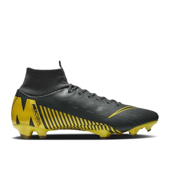 ナイキ Nike 【 Mercurial Superfly 6 Pro Fg 'Grey Opti Yellow' Men Dark Grey/Black/Opti Yellow 】 プロ メンズ 灰色 グレー 黒色 ブラック yellow 黄色・イエロー