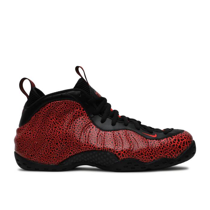 ナイキ Nike 【 Air Foamposite One \u0027Cracked Lava\u0027 Men Black/Total Crimson/Bright Crimson 】 Foamposite フォームポジット メンズ 黒いこと 黒いこと クリムゾン