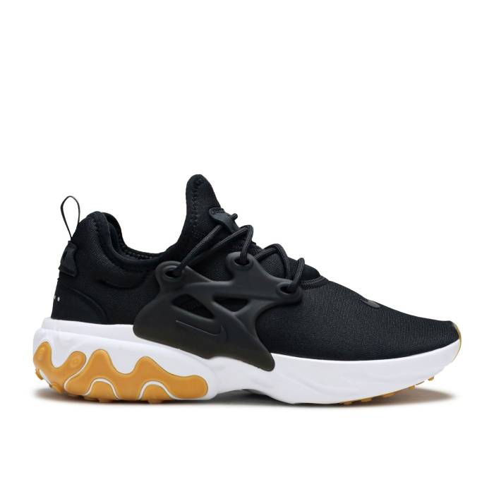 ナイキ Nike 【 React Presto \u0027Black Gum\u0027 Men Black/White/Gum Light Brown/Black 】 リアクト プレスト メンズ 黒いこと 黒いこと 白いこと 白いこと 赤銅色 赤銅色