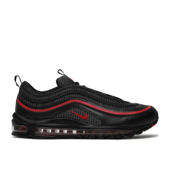 ナイキ Nike 【 Wmns Air Max 97 \u0027Valentine\u0027s Day\u0027 Women Black/Metallic Silver/University Red 】 マックス レディース 黒いこと 黒いこと Silver しろがね色・しろがね色 Red 赤・赤いこと