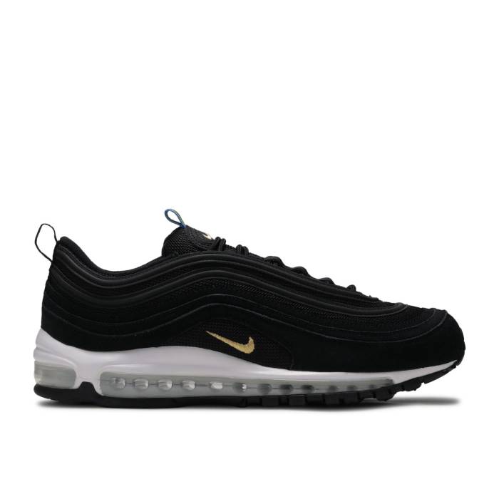ナイキ Nike 【 Air Max 97 Qs \u0027Olympics Rings - Black\u0027 Men Black/Metallic Gold/White 】 マックス 輪っか メンズ 黒いこと 黒いこと ゴールド 白いこと 白いこと