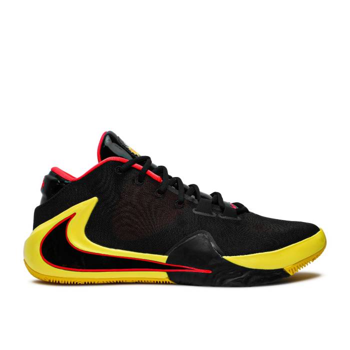 ナイキ Nike 【 Zoom Freak 1 \u0027Soul Glo\u0027 Men Black/Black/Red Orbit/Opti Yellow 】 望遠レンズ メンズ 黒いこと 黒いこと Red 赤・赤いこと yellow 黄味がかった・黄色
