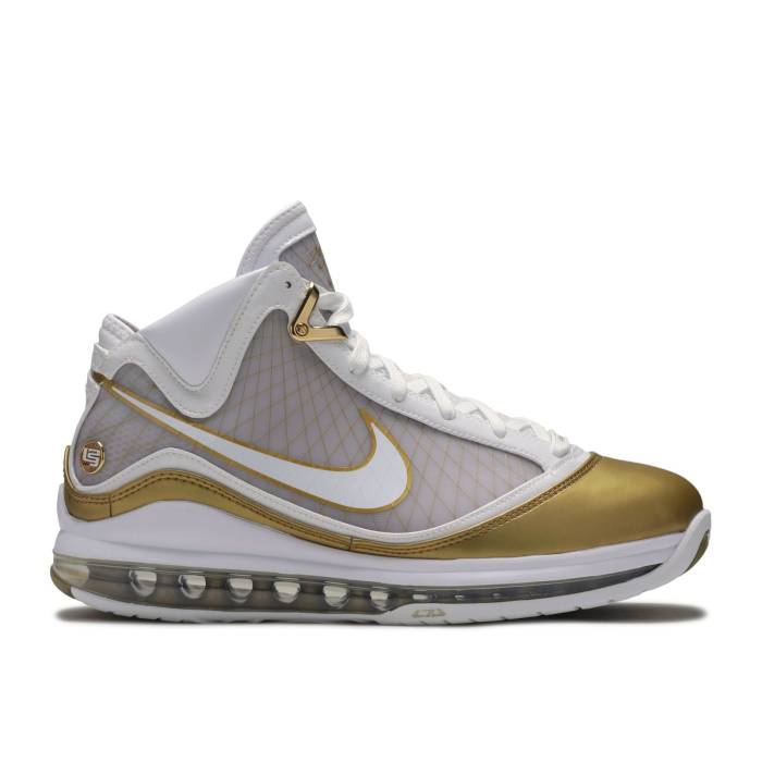 ナイキ Nike 【 Air Max Lebron 7 Retro Qs China Moon 2020 Men White/White/Metallic Gold 】 マックス Lebron レブロン レトロ メンズ 白色 ホワイト ゴールド