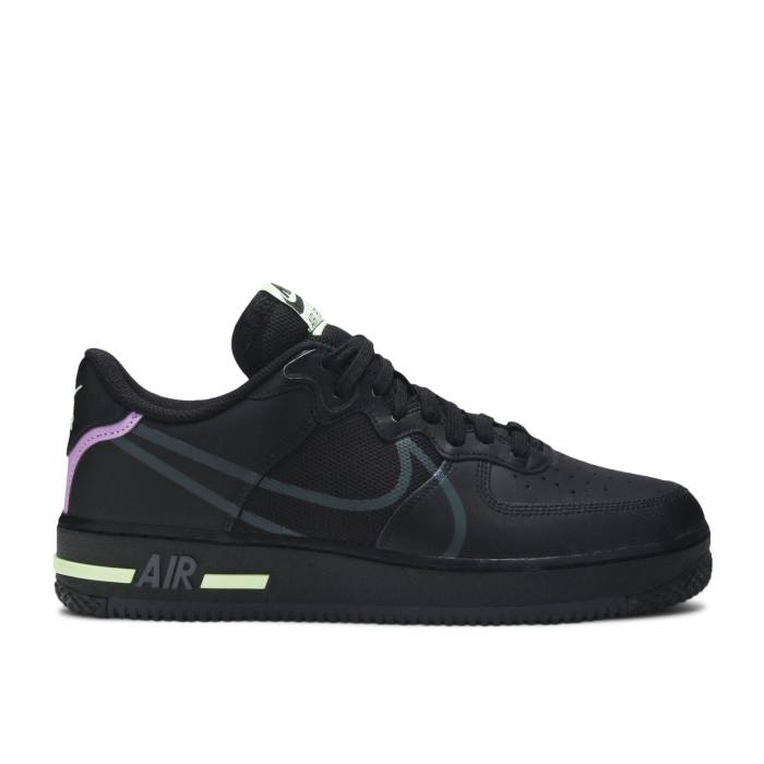 ナイキ Nike 【 Air Force 1 React 'Violet Star' Men Anthracite/Violet Star/Barely Volt 】 リアクト メンズ 紫・バイオレット