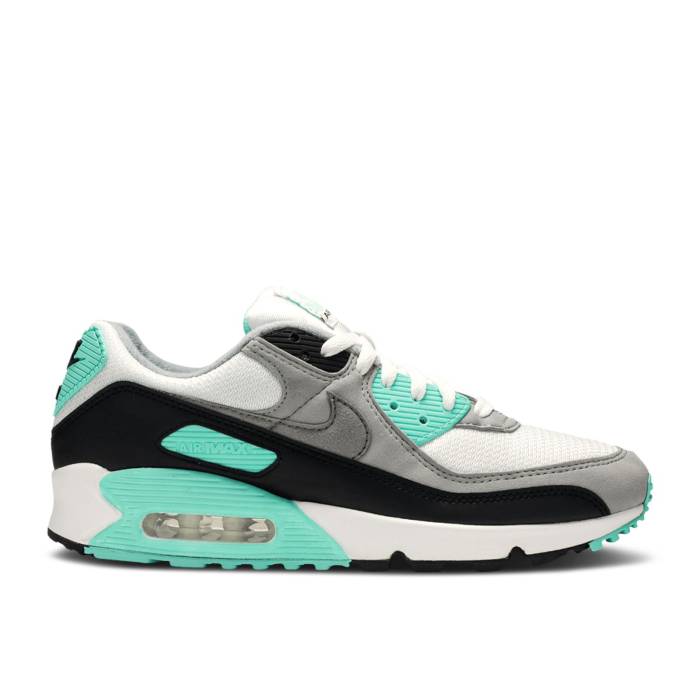 ナイキ Nike 【 Air Max 90 \u0027Hyper Turquoise\u0027 Men White/Particle Grey/Hyper Turquoise/Black 】 マックス メンズ 白いこと 白いこと 薄墨色 薄墨色 黒いこと 黒いこと