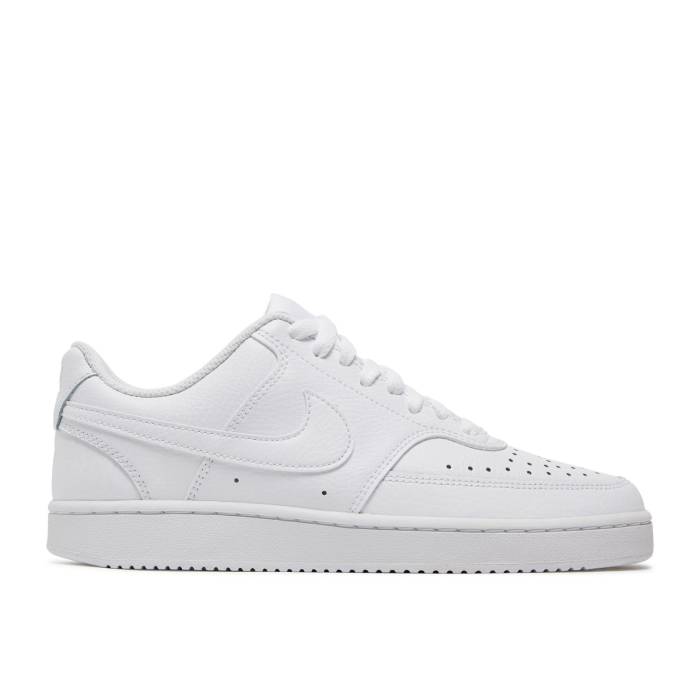 ナイキ Nike 【 Court Vision Low \u0027Triple White\u0027 Men White/White/White 】 厚地の外套 メンズ 白いこと 白いこと