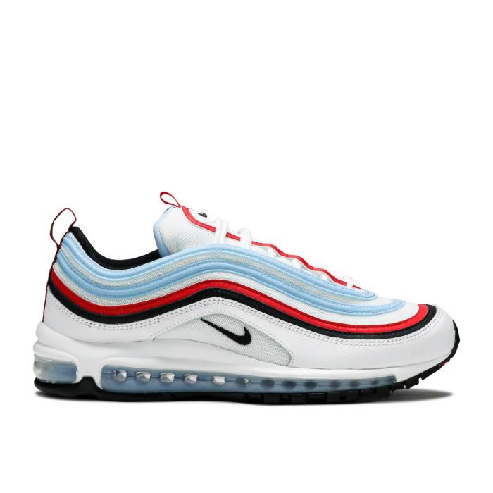 ナイキ Nike 【 Air Max 97 \u0027Gundam\u0027 Men White/University Red/Psychic Blue/Black 】 マックス メンズ 白いこと 白いこと Red 赤・赤いこと 青碧 青碧 黒いこと 黒いこと