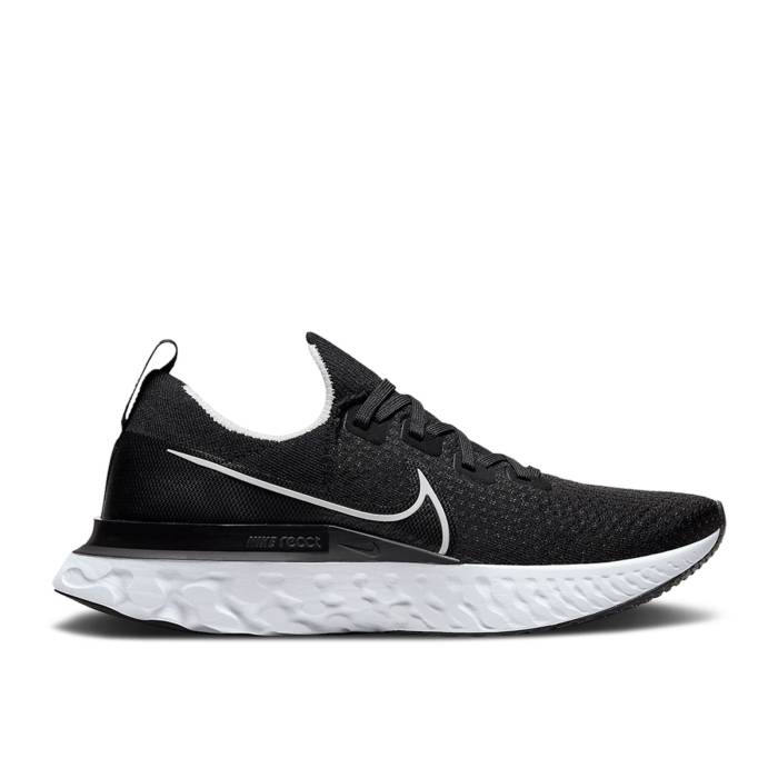 ナイキ Nike 【 Wmns React Infinity Run \u0027Black\u0027 Women Black/White/Dark Grey 】 リアクト 幽客 レディース 黒いこと 黒いこと 白いこと 白いこと 薄墨色 薄墨色