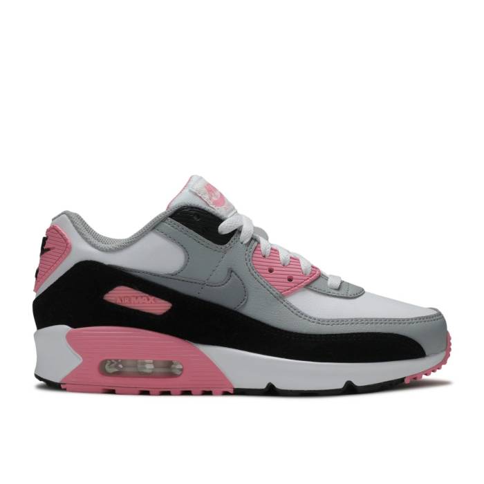 ナイキ Nike 【 Air Max 90 Gs 'Rose Pink' Youth White/Particle Grey/Light Smoke Grey/Rose Pink 】 マックス ジュニア キッズ 白色 ホワイト 灰色 グレー Rose ローズ pink ピンク