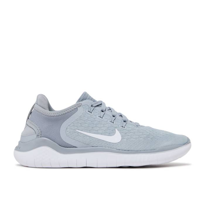 ナイキ Nike 【 Wmns Free Rn 2018 \u0027Wolf Grey\u0027 Women Wolf Grey/White/White/Volt 】 無償性 レディース 薄墨色 薄墨色 白いこと 白いこと