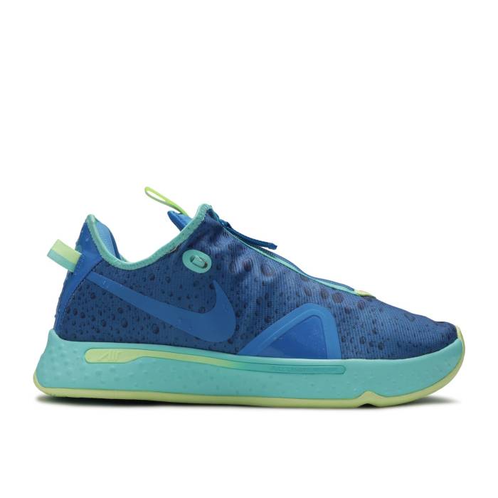 ナイキ Nike 【 Nba 2K20 X Gatorade X Pg 4 \u0027Gatorade Gx\u0027 Gamer Exclusive Men Photo Blue/Aurora Green 】 ゲータレード メンズ 青碧 青碧 green 緑・緑であること