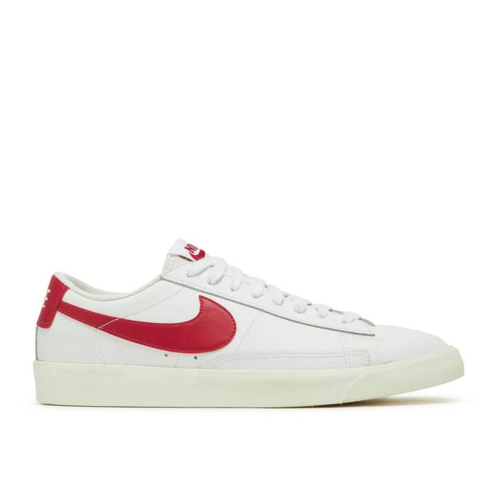 ナイキ Nike 【 Blazer Low \'University Red\' Men White/University Red 】 ブレイザー メンズ 白色 ホワイト Red 赤・レッド|スニケス