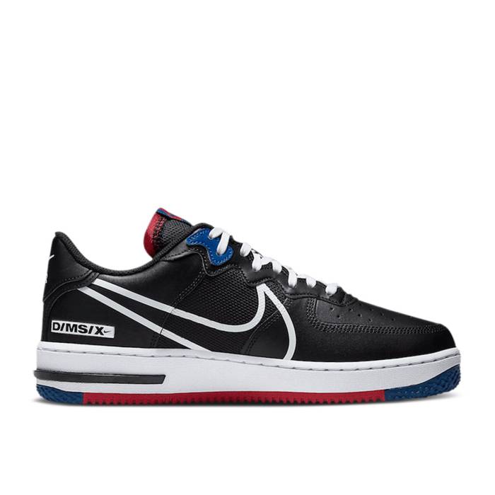 ナイキ Nike 【 Air Force 1 React \u0027Usa\u0027 Men Black/White/Gym Red/Gym Blue 】 リアクト メンズ 黒いこと 黒いこと 白いこと 白いこと Red 赤・赤いこと 青碧 青碧