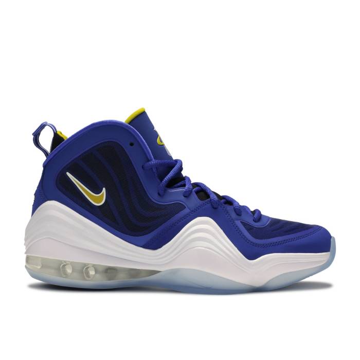 ナイキ Nike 【 Air Penny 5 \u0027Blue Chips\u0027 Men Bright Blue/Yellow Streak/White 】 ペニー メンズ 青み 青色 yellow 黄味がかった・黄色 同盟罷工西洋葱 白いこと 白いこと