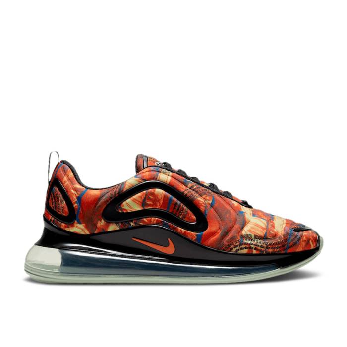 ナイキ Nike 【 Air Max 720 \u0027Multi Color\u0027 Men Multi-Color/Black/Pistachio Frost/Team Orange 】 マックス メンズ 黒いこと 黒いこと Team 野球クラブ orange 橙・オレンジ色