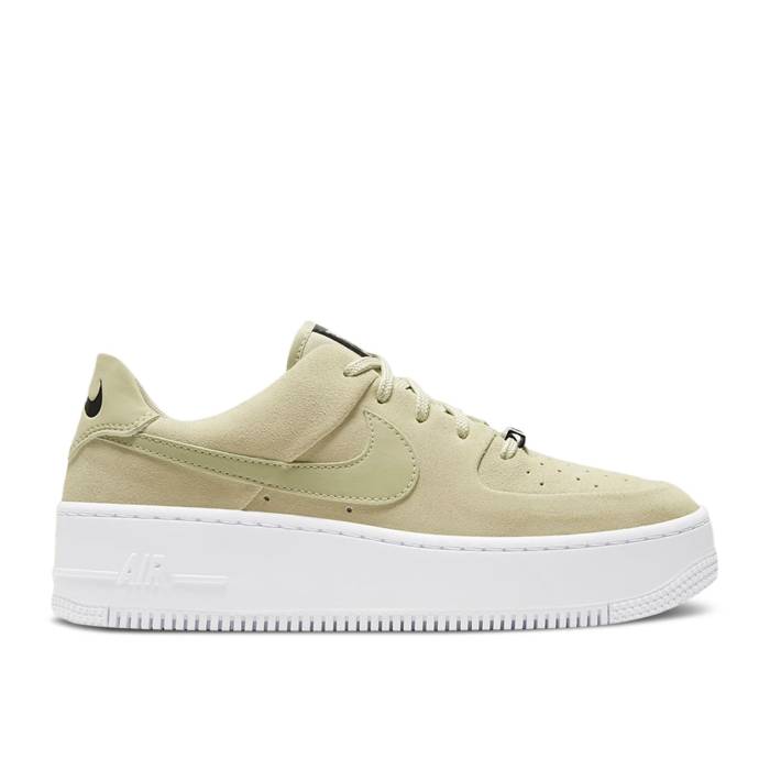 ナイキ Nike 【 Wmns Air Force 1 Sage Low 'Olive Aura' Women Olive Aura/White/Black/Olive Aura 】 レディース olive オリーブ オーラ 白色 ホワイト 黒色 ブラック
