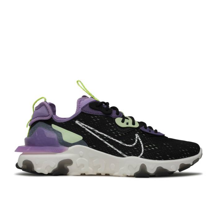 ナイキ Nike 【 React Vision 'Gravity Purple' Men Black/Gravity Purple/Volt 】 リアクト メンズ 黒色 ブラック Purple 紫・パープル