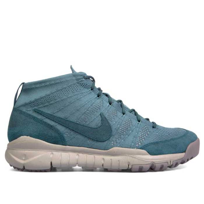 ナイキ Nike 【 Flyknit Trainer Chukka Sfb Sp \u0027Night Factor\u0027 Men Night Factor/Night Factor/Mine Grey 】 飛球編み物 調教師 チャッカ メンズ ナイト爵 薄墨色 薄墨色 メンズ靴-スニーカー-靴