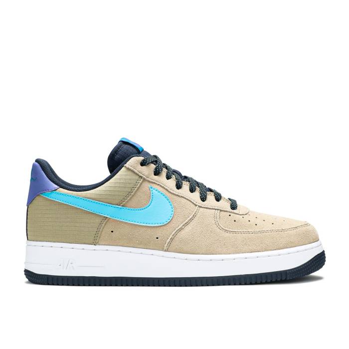 ナイキ Nike 【 Air Force 1 Low Khaki Acg Men Khaki/Persian Violet/Bright Teal/Blue Fury 】 メンズ カーキ 紫・バイオレット 青色 ブルー
