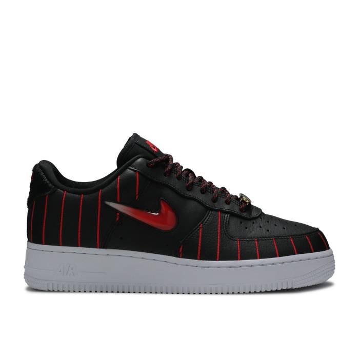 ナイキ Nike 【 Wmns Air Force 1 Jewel Low 'Chicago' Women Black/University Red/Black/White 】 レディース 黒色 ブラック Red 赤・レッド 白色 ホワイト