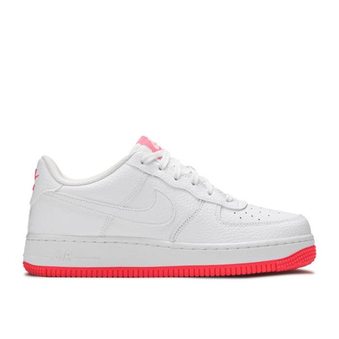 ナイキ Nike 【 Air Force 1 Low Gs 'White Racer Pink' Youth White/White/Racer Pink 】 ジュニア キッズ 白色 ホワイト pink ピンク|スニケス