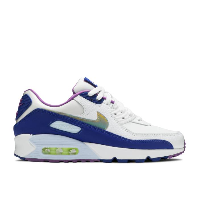 ナイキ Nike 【 Air Max 90 \u0027Easter\u0027 Men White/Washed Coral/Hyper Blue/Multi-Color 】 マックス メンズ 白いこと 白いこと 青み 青色