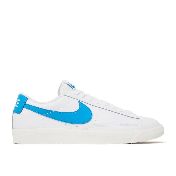 ナイキ Nike 【 Blazer Low \u0027Laser Blue\u0027 Men White/Laser Blue/Sail 】 ブレイザー メンズ 白いこと 白いこと Laser レーザ 青み 青色