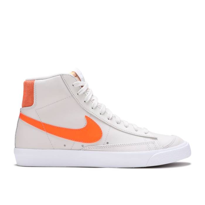 ナイキ Nike 【 Wmns Blazer Mid \u002777 \u0027Light Bone Orange\u0027 Women Light Bone/Orange Trance/White/Total Orange 】 ブレイザー ミッド レディース orange 橙・オレンジ色 白いこと 白いこと