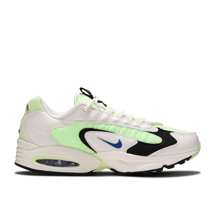 ナイキ Nike 【 Air Max Triax 96 \u0027Volt\u0027 Men Barely Volt/Sail/Black/Racer Blue 】 マックス メンズ 黒いこと 黒いこと 青み 青色