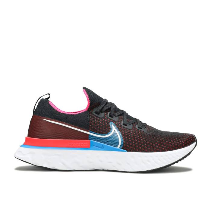 ナイキ Nike 【 React Infinity Run Red Orbit Men Black/Red Orbit/Photo Blue/White 】 リアクト ラン メンズ 黒色 ブラック Red 赤・レッド 青色 ブルー 白色 ホワイト