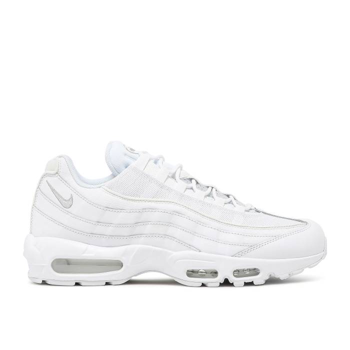 ナイキ Nike 【 Air Max 95 'Triple White' Men White/Grey Fog/White 】 マックス メンズ 白色 ホワイト 灰色 グレー