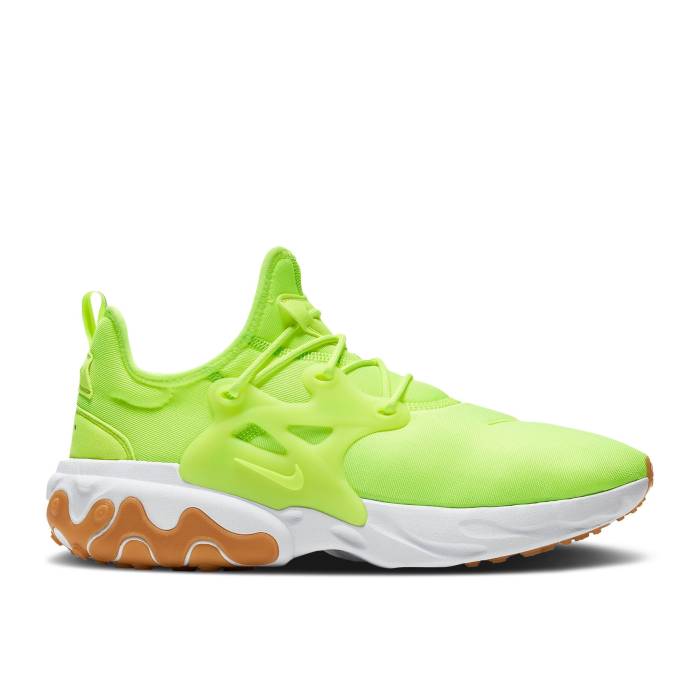 ナイキ Nike 【 React Presto \u0027Volt\u0027 Men Volt/White/Gum Light Brown/Volt 】 リアクト プレスト メンズ 白いこと 白いこと 赤銅色 赤銅色