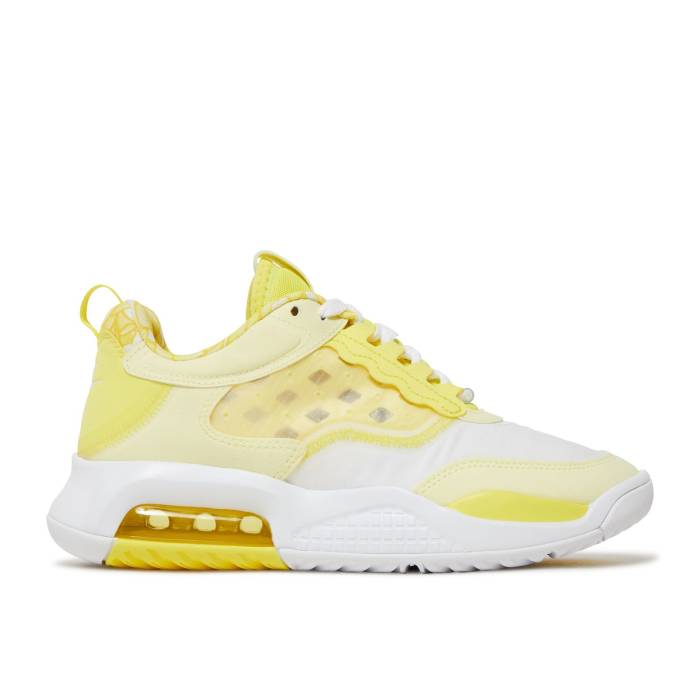 ナイキ Nike 【 Jordan Air Max 200 ガウス \u0027Dynamic Yellow\u0027 Youth Dynamic Yellow/White/Citron Tint 】 マックス 御坊っちゃん キッズ 活動的 yellow 黄味がかった・黄色 白いこと 白いこと