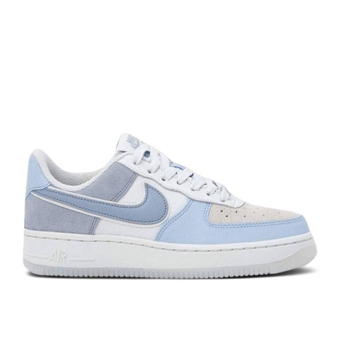 ナイキ Nike 【 Wmns Air Force 1 Low Premium 'Light Armory Blue' Women Light Armory Blue/Off White/Obsidian Mist 】 Premium プレミアム レディース 青色 ブルー 白色 ホワイト｜スニケス