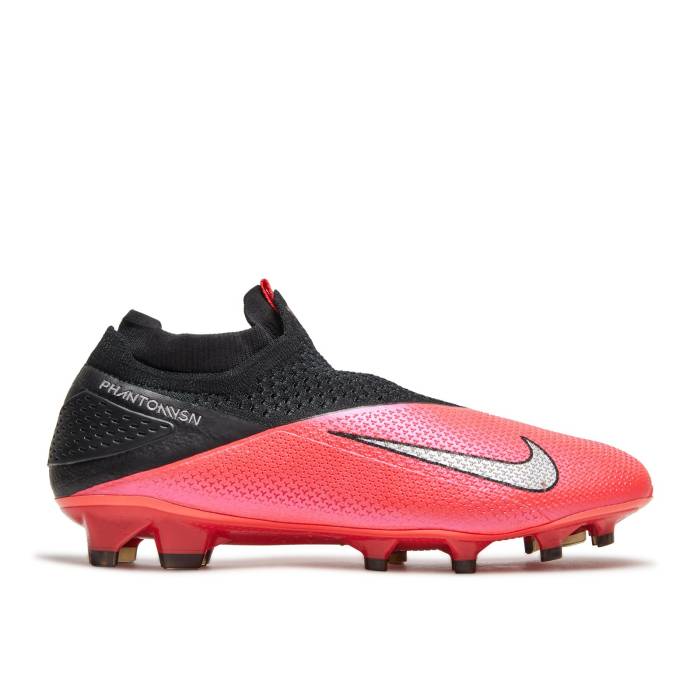 ナイキ Nike 【 Phantom Vision 2 Elite Dynamic Fit Fg \u0027Laser Crimson Black\u0027 Men Laser Crimson/Black/Metallic Silver 】 エリート 活動的 クリムゾン メンズ Laser レーザ クリムゾン 黒いこと 黒いこと Silver しろがね色・シ