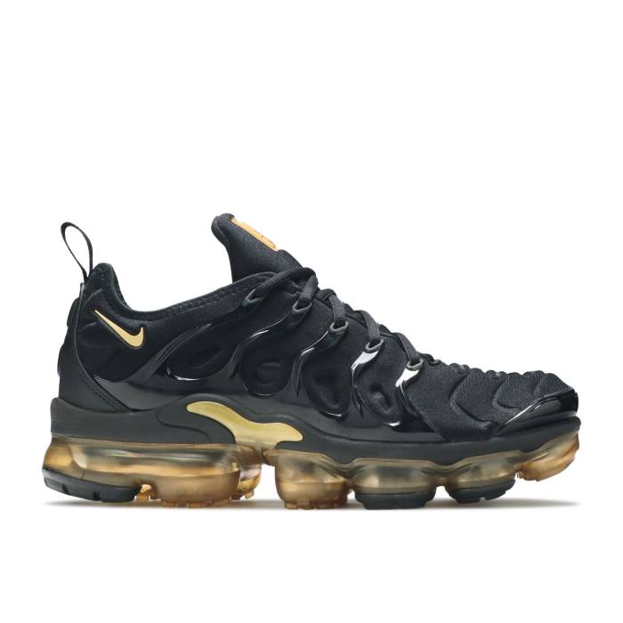ナイキ Nike 【 Air Vapormax Plus Black Gold Men Black/Metallic Gold 】 メンズ 黒色 ブラック ゴールド