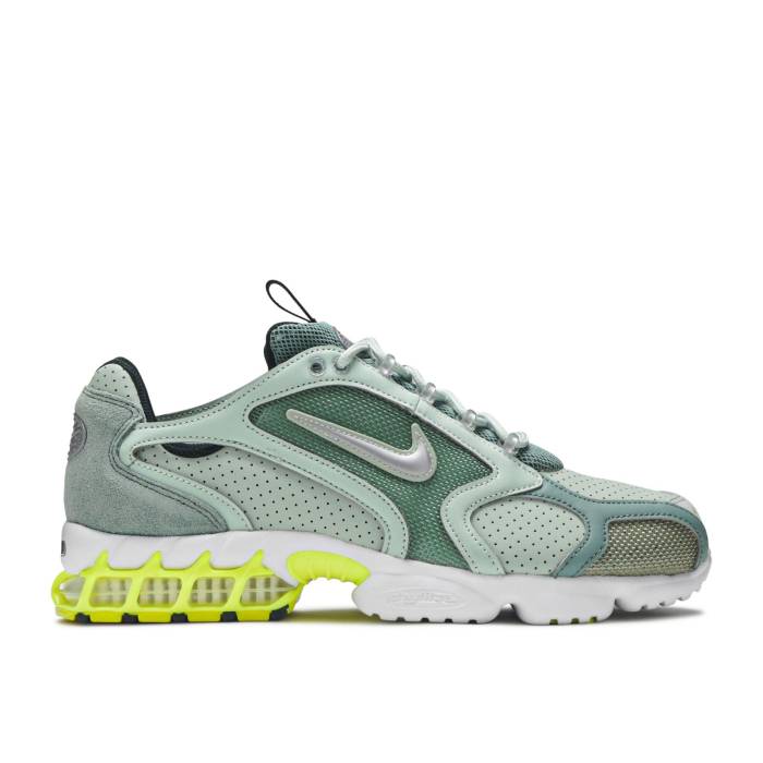 ナイキ Nike 【 Zoom Spiridon Caged \u0027Pistachio Frost\u0027 Men Pistachio Frost/Metalllic Silver 】 望遠レンズ メンズ Silver しろがね色・しろがね色
