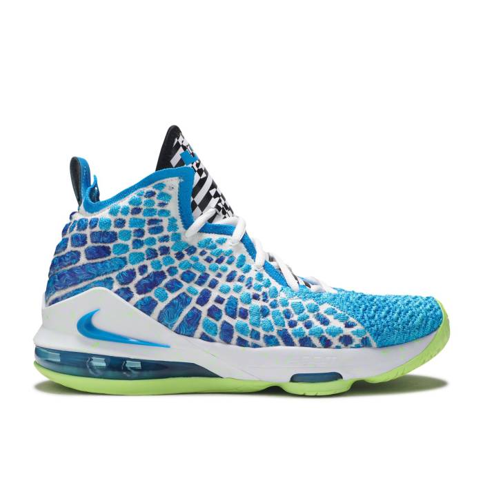 ナイキ Nike 【 Lebron 17 ガウス \u0027Sprite\u0027 Youth Photo Blue/Photo Blue/Ghost Green 】 Lebron レブロン 御坊っちゃん キッズ 青味 青み green 緑・緑であること