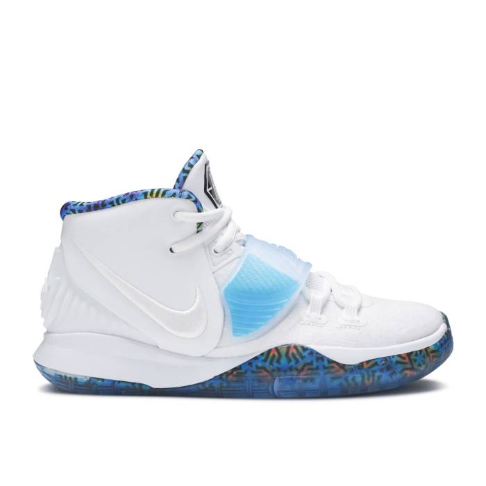 ナイキ Nike 【 Kyrie 6 Gs 'Sapphire' Youth White/White/Sapphire/Laser Crimson 】 Kyrie カイリー ジュニア キッズ 白色 ホワイト Laser レーザー クリムゾン｜スニケス