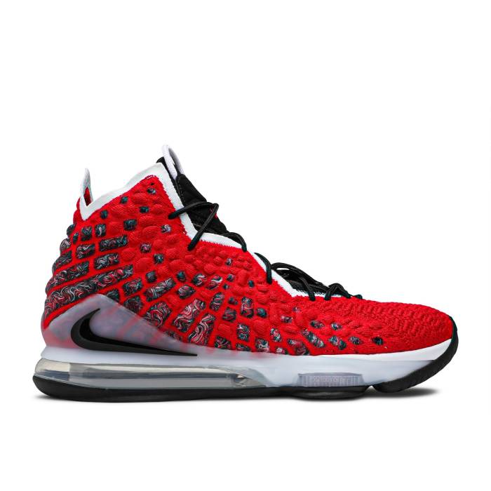 ナイキ Nike 【 Lebron 17 \u0027Air Max Uptempo\u0027 Men University Red/White/Black 】 Lebron レブロン マックス メンズ Red 赤・赤いこと 白いこと 白いこと 黒いこと 黒いこと