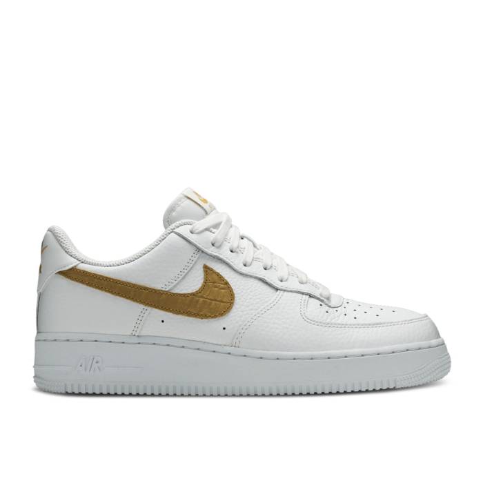 ナイキ Nike 【 Air Force 1 Low \u0027Club Gold Swoosh\u0027 Men White/Club Gold 】 ゴールド メンズ 白いこと 白いこと 野球クラブ ゴールド