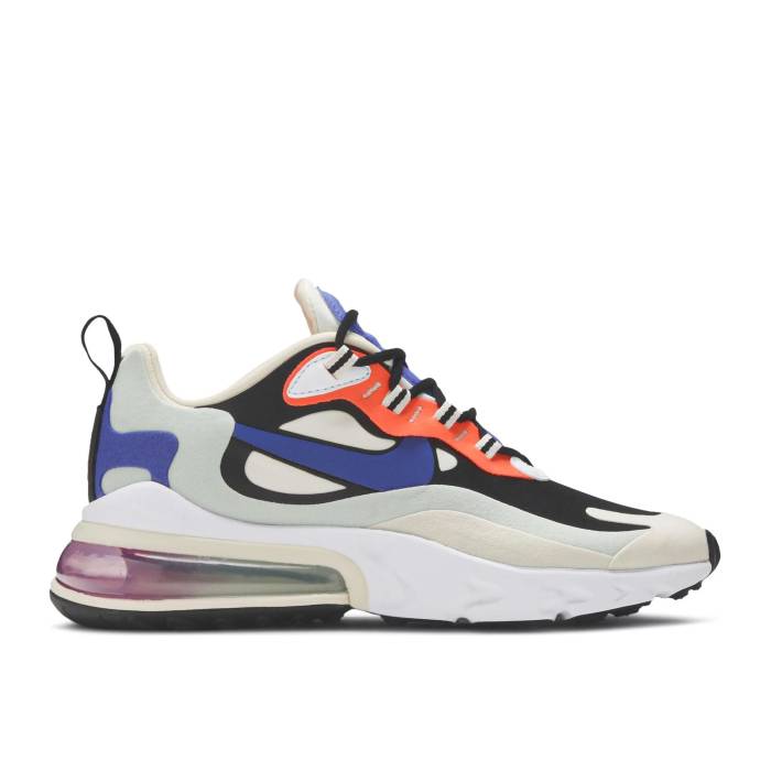 ナイキ Nike 【 Wmns Air Max 270 React \u0027Fossil\u0027 Women Fossil/Hyper Blue/Black/Pistachio Frost 】 マックス リアクト レディース 青碧 青碧 黒いこと 黒いこと