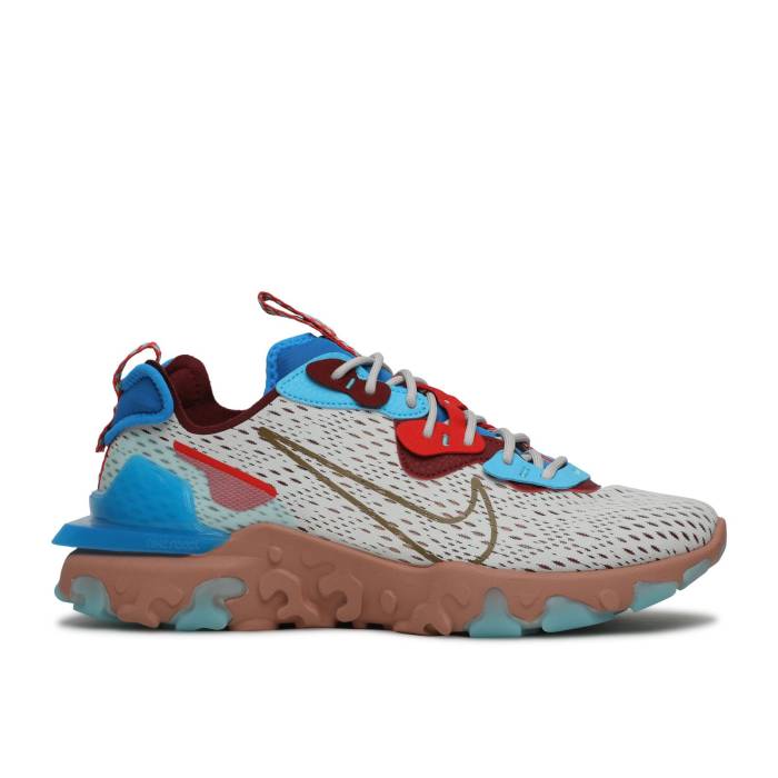 ナイキ Nike 【 React Vision Desert Oasis Men Light Bone/Terra Blush/Photo Blue 】 リアクト メンズ 青色 ブルー