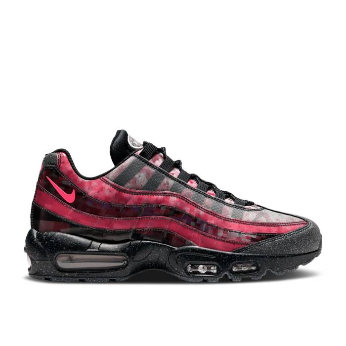 ナイキ Nike 【 Air Max 95 Premium \u0027Cherry Blossom\u0027 Men Pink/Black 】 マックス Premium 割り増し金 メンズ pink サクラ色 黒いこと 黒いこと