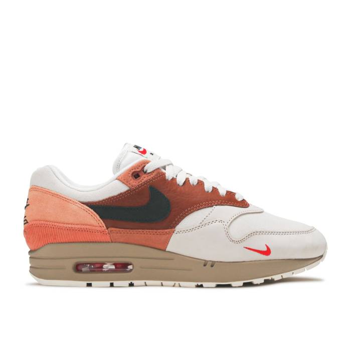 ナイキ Nike 【 Air Max 1 City Pack Amsterdam Men Red Bark/Khaki-Terra Blush/Dusty Peach 】 マックス シティ メンズ Red 赤・レッド