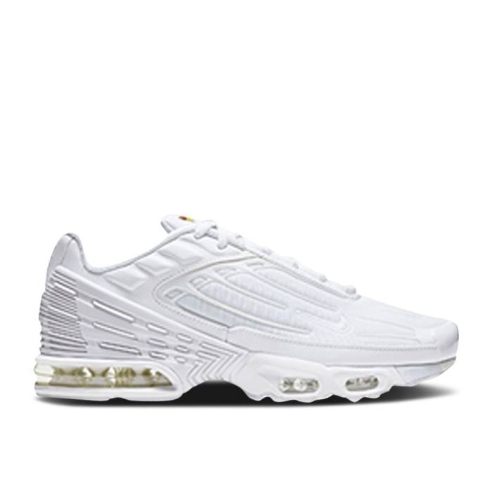 ナイキ Nike 【 Air Max Plus 3 \u0027Triple White\u0027 Men White/White/Vast Grey 】 マックス メンズ 白いこと 白いこと 薄墨色 薄墨色