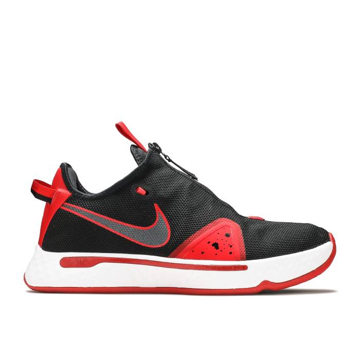 ナイキ Nike 【 Pg 4 \u0027Bred\u0027 Men Black/University Red/White 】 メンズ 黒いこと 黒いこと Red 赤・赤いこと 白いこと 白いこと