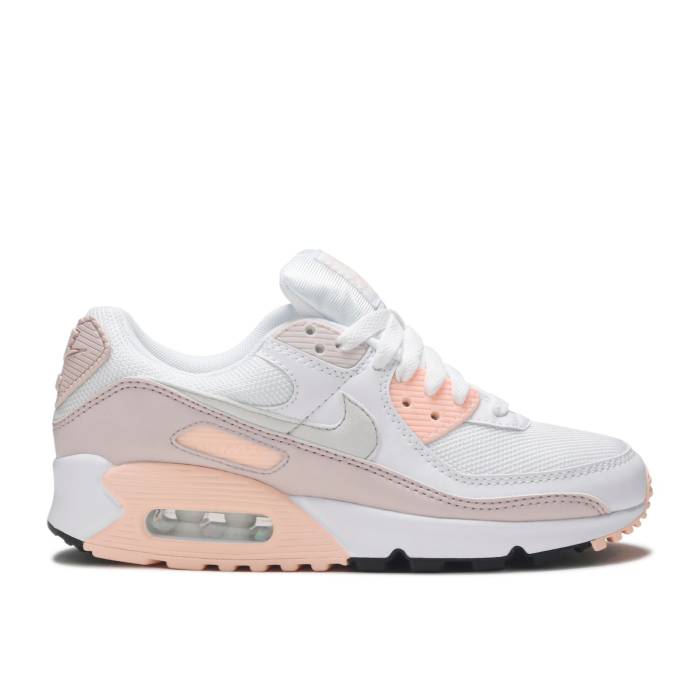 ナイキ Nike 【 Wmns Air Max 90 \u0027Barely Rose\u0027 Women White/Platinum Tint/Barely Rose 】 マックス レディース 白いこと 白いこと Platinum プラチナム Rose さくら色